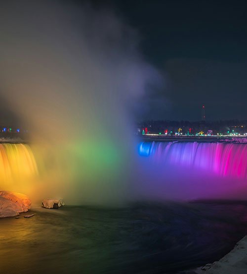 Niagara Falls at Night